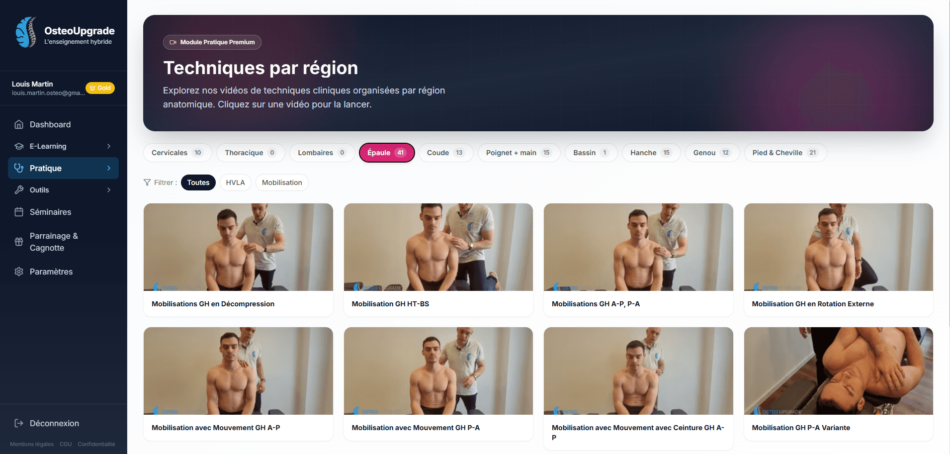 Apercu - Techniques en video